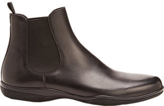 Prada Plain-Toe Chelsea Boots