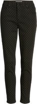 Thumbnail for your product : Wit & Wisdom Ab-Solution High Waist Polka Dot Ankle Skinny Pants