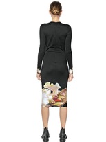Thumbnail for your product : Givenchy Orchid Printed Cotton T-Shirt Dress