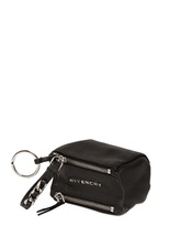 Thumbnail for your product : Givenchy Grained Leather Coin Key Holder