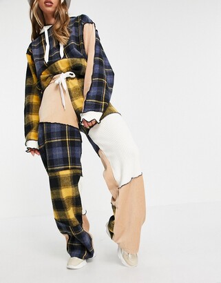 Jaded London relaxed patchwork cargo pants co-ord