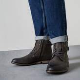 Thumbnail for your product : River Island Mens Grey military boots