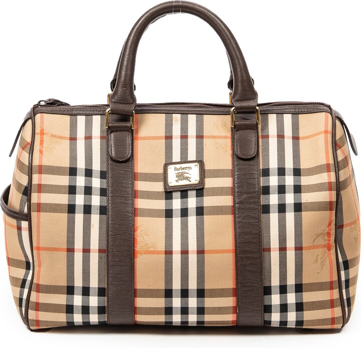 Burberry Vintage Burberrys Medium Boston ShopStyle Shoulder Bags