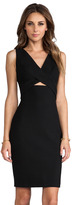 Thumbnail for your product : Robert Rodriguez Tech Suiting Cutout Dress