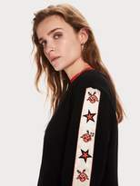Thumbnail for your product : Scotch & Soda Embroidered Sleeve Sweatshirt