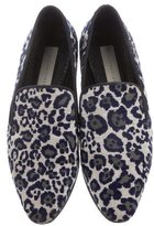 Thumbnail for your product : Stella McCartney Patterned Velvet Loafers