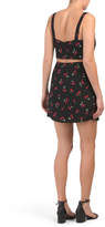 Thumbnail for your product : Juniors Cherrie Love Crop Top Set