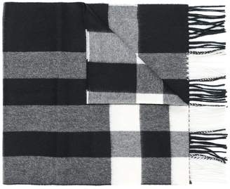 Burberry checked cashmere scarf