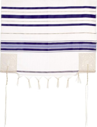 talitnia blue and silver acrylic tallit prayer shawl