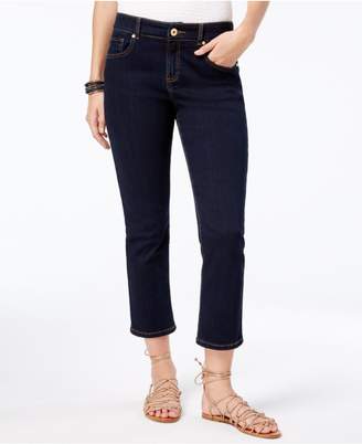 INC International Concepts Curvy-Fit Cropped Straight-Leg Jeans, Created for Macy's