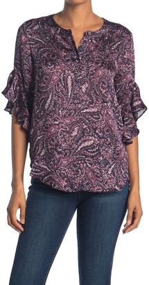 vince camuto paisley top