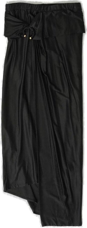 Rabanne Jupe Draped Maxi Skirt