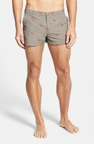 Thumbnail for your product : Parke & Ronen 'Angeleno' Embroidered Swim Trunks