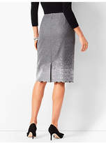 Thumbnail for your product : Talbots Scallop-Hem Sequined Pencil Skirt