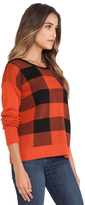 Thumbnail for your product : Central Park West Buffalo Plaid Sweater