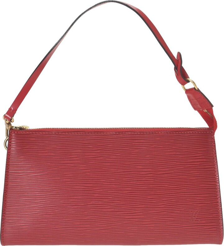 Louis Vuitton Castilian Red Epi Leather Pochette Accessoires 24 (Authentic  Pre-Owned) - ShopStyle Shoulder Bags