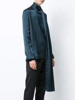 Thumbnail for your product : Saint Laurent draped fitted blouse
