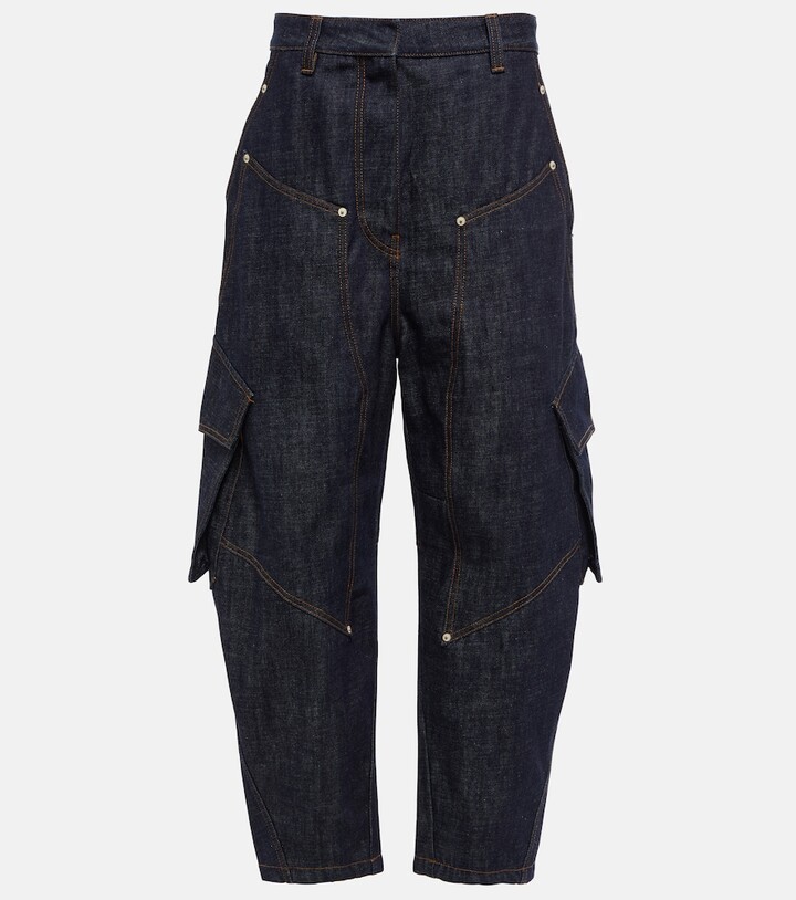 Loewe Denim cargo pants ShopStyle Jeans
