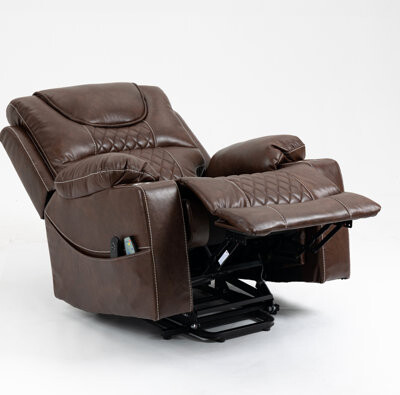 Hokku Designs Lounge Chair Lift Chair Relax Sofa Chair Sitting Room Furniture Sitting Room Power Supply Elderly Electric Lounge Chair (180 Degree Lying Flat)