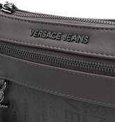 Thumbnail for your product : Versace Jeans logo zipped messenger bag