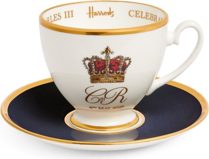 Harrods King'S Coronation Teacup And Saucer ShopStyle