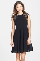 Thumbnail for your product : Nicole Miller Sleeveless Lace Detail Dress