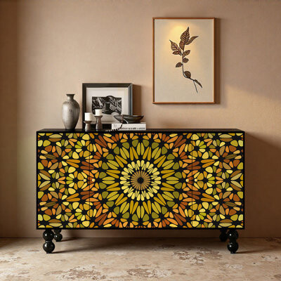 Lee's luxury furniture Universal vintage four doors sideboard cabinet