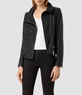 Thumbnail for your product : AllSaints Bales Leather Biker Jacket
