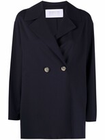 Thumbnail for your product : Harris Wharf London Double-Breasted Tailored Blazer