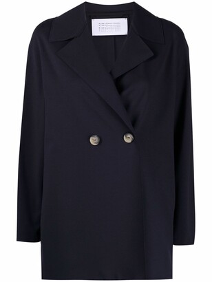 Harris Wharf London Double-Breasted Tailored Blazer