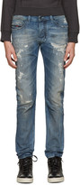 Thumbnail for your product : Diesel Blue Distressed Tepphar Jeans