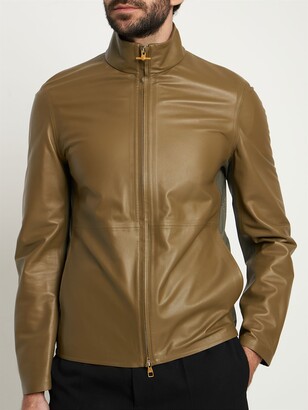 Dunhill Performance Leather Track Jacket