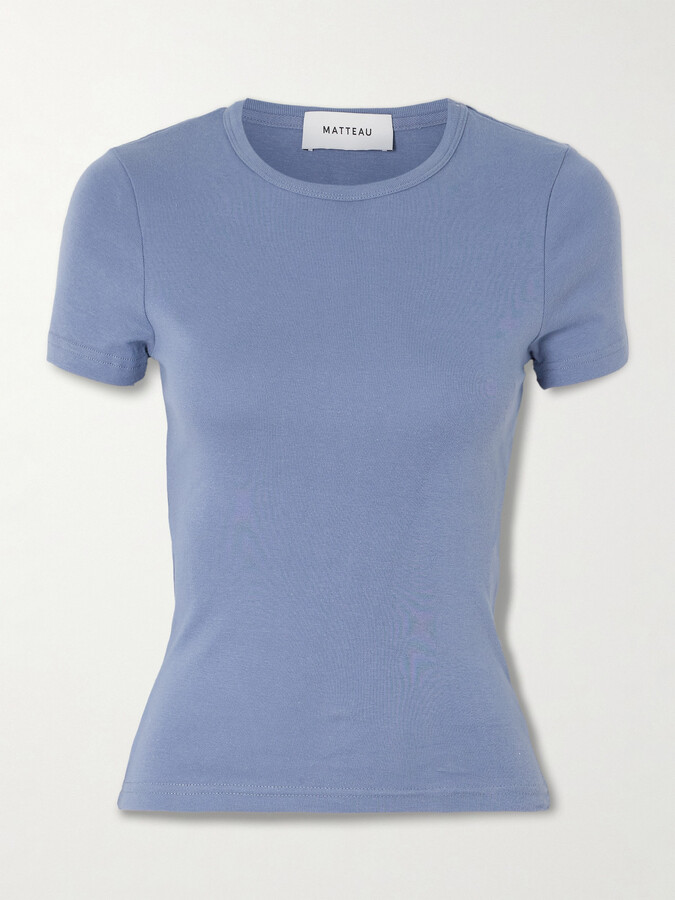 Matteau Baby Cotton-jersey T-shirt - Blue