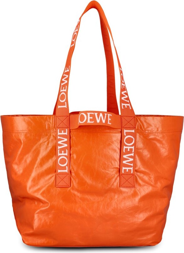 Loewe - Men - logo-debossed Full-Grain Leather Tote Bag Green