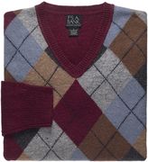 Thumbnail for your product : Jos. A. Bank Lambswool Argyle V-Neck Sweater