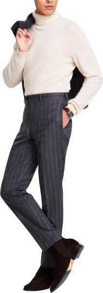 Tallia TalliaMensSlimFitStretchDressPantsSlackscharcoal30Wx32L