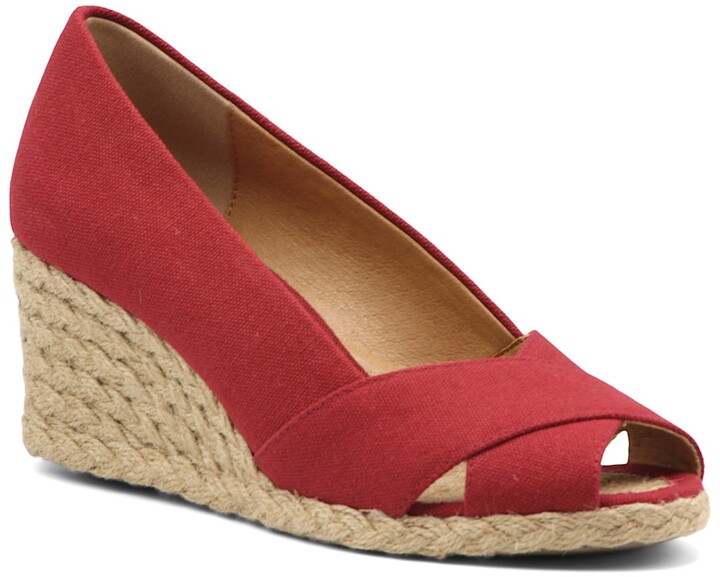 espadrille wedge pump