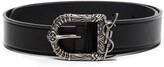 Thumbnail for your product : Saint Laurent logo leather belt