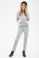 Thumbnail for your product : Forever 21 Heathered Raglan Sweatshirt