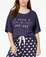 Thumbnail for your product : Jenni by Jennifer Moore Plus Size Graphic-Print Pajama Top, Created for Macy's
