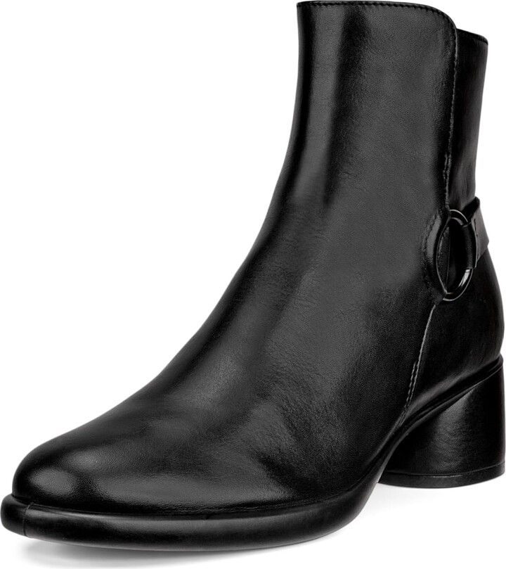 ECCO Women's Sculpted Luxury 35 MM Plain Toe Mid Cut Ankle Boot