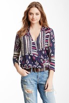 Thumbnail for your product : Lucky Brand Patchwork Print Short Sleeve Tee