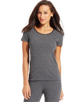 Thumbnail for your product : Charter Club Faux-Leather-Trim Tee