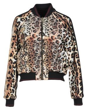 leopard print aviator jacket