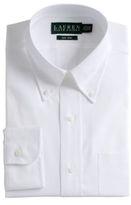 Thumbnail for your product : Lauren Ralph Lauren Regular Fit Non-Iron White Pin-Point Dress Shirt