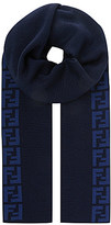 Thumbnail for your product : Fendi Wool logo scarf