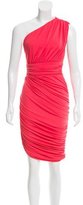 Thumbnail for your product : Halston One-Shoulder Cocktail Dress