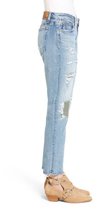 Joe's Jeans Collector's Ex-Lover Straight Leg Mended Boyfriend Jeans
