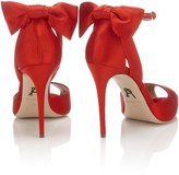Thumbnail for your product : Paul Andrew Red Satin Fatales Sandals