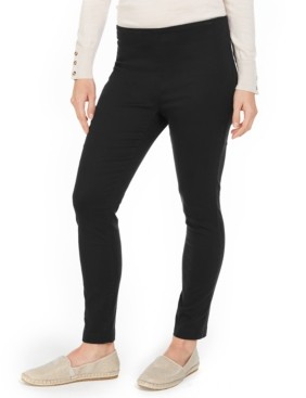 Charter Club Chelsea Twill Tummy-Control Cropped Pants, Created for Macy's